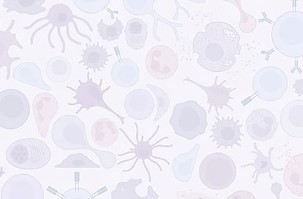pastel image of cartoon microbes that looks like wallpaper