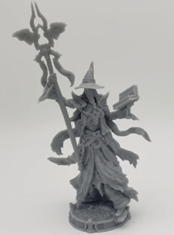 Faceless scholar resin figurine